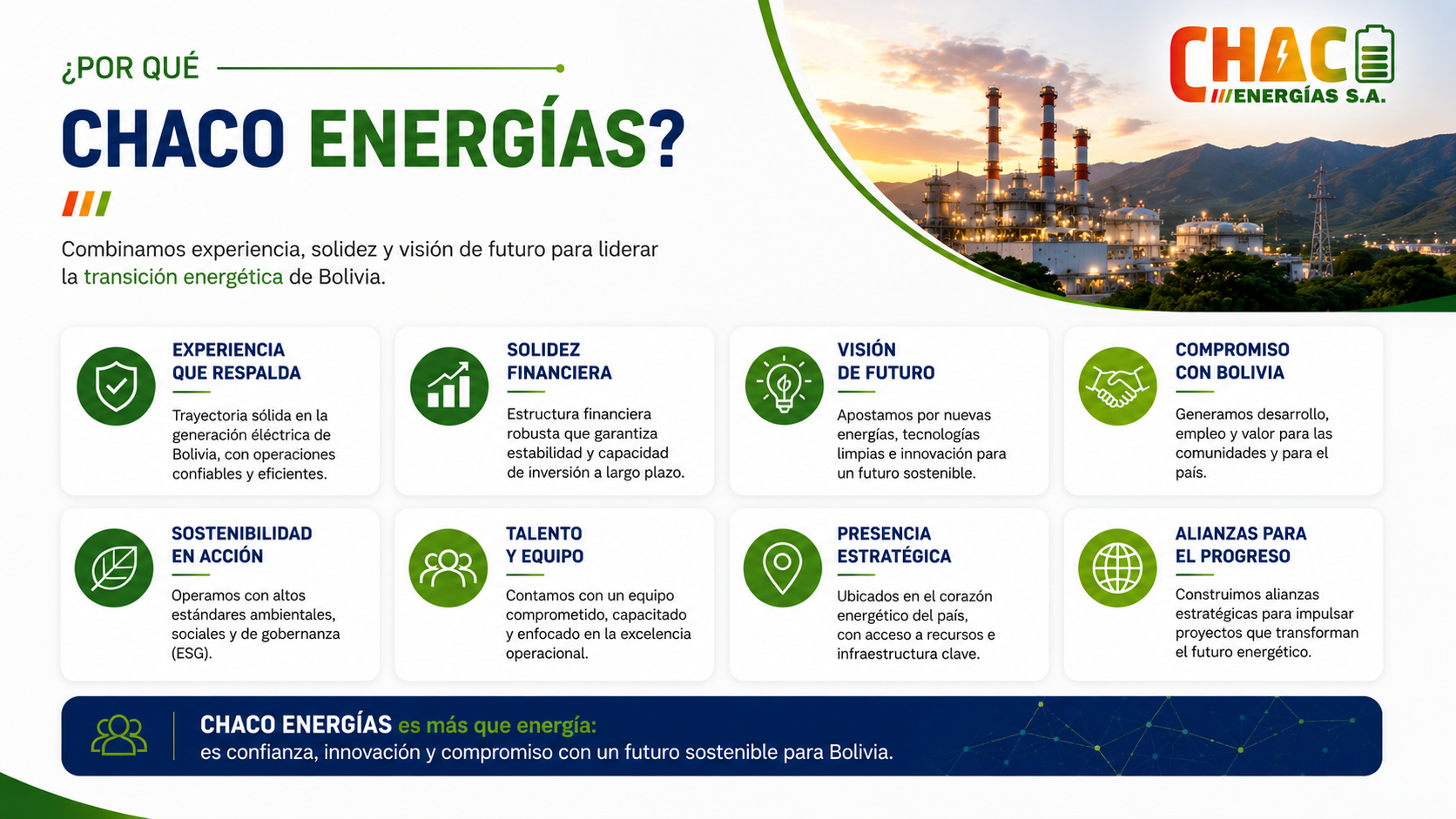 ¿Por qué Chaco Energías?